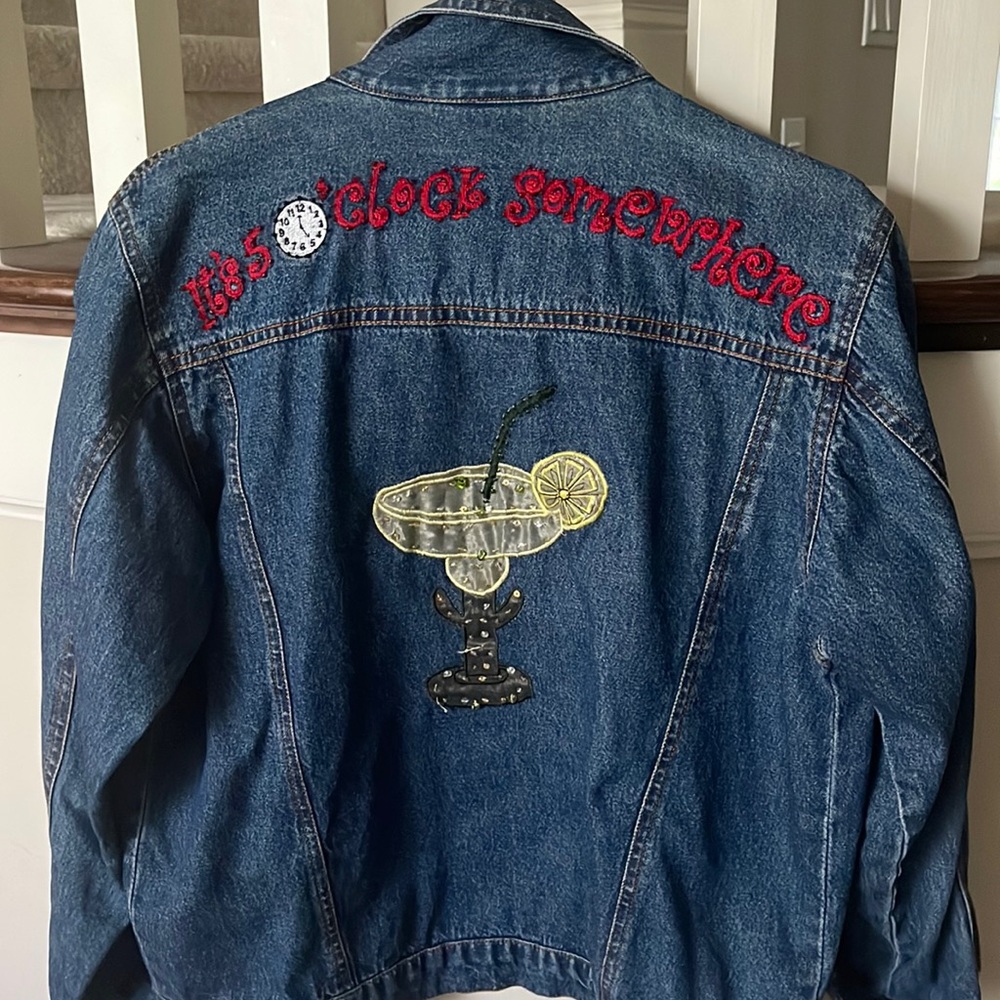 5 o’clock somewhere Jean jacket